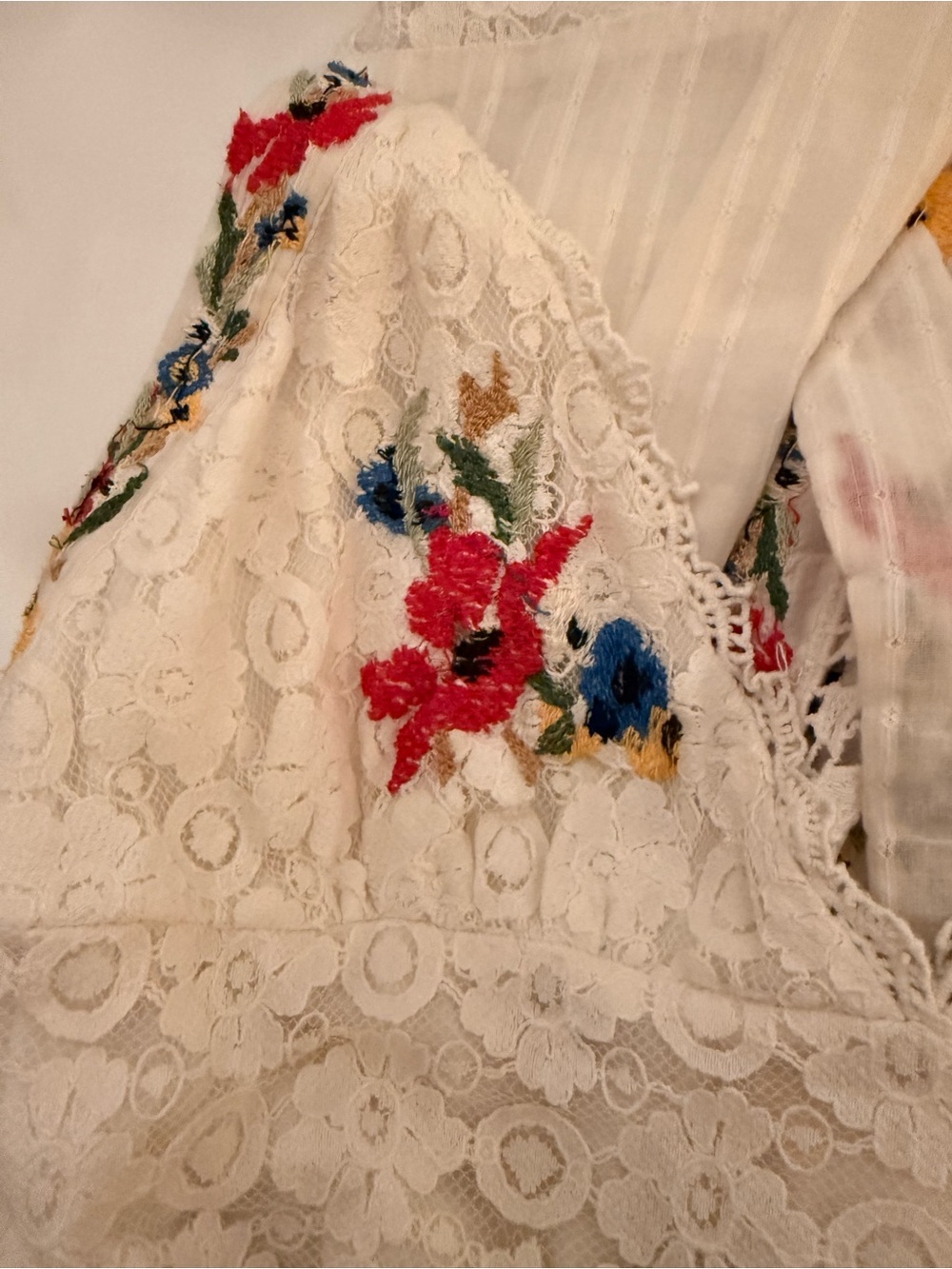 Free People Keila Midi Dress embroidery and lace halter dress - Picture 13 of 16